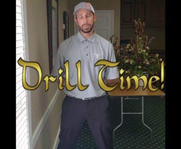 Drill to teach hip rotation inside house | Heal My Swing Golf Academy