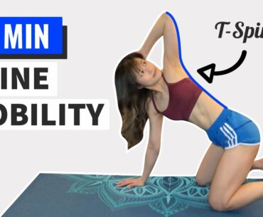 Spine Mobility Flow for Stiff Back and Shoulders (Follow Along)