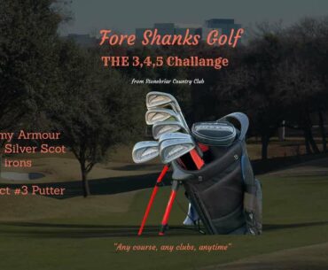 The "3,4,5Series" from Fore Shanks Golf. Tommy Armour 845s