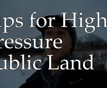 3 or 4 Tips for High Pressure Public Land! It can be done!
