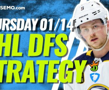 NHL DFS PICKS: DRAFTKINGS & FANDUEL DAILY FANTASY HOCKEY STRATEGY | THURSDAY 1/14/21