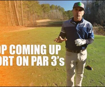 How to Stop Coming up Short on Par 3's