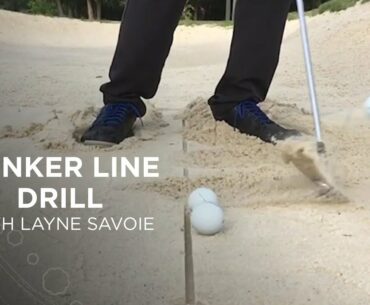 Titleist Tips: Bunker Line Drill for Low Point Control