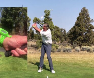 Golf Backswing Setting the Club/ WristBit Golf Band