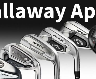 NEW CALLAWAY APEX 2021 IRONS & HYBRIDS