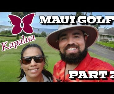 Maui Golf at Kapalua Bay Course BACK 9 Golf Vlog in Hawaii