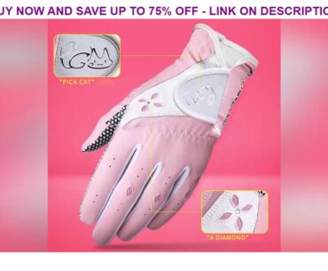 1 Pair Golf 's Gloves Left Hand and Right Hand Non-slip Golf Gloves Ladies Breathable Outdoor Sport