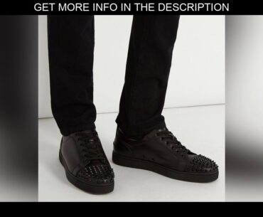 BEST Spring Lace Up Low Top Casual Shoes Men Spikes Flat Fashion Rivet Stud Male sneakers Shoes Man