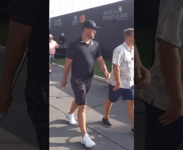 Brooks Koepka wearing shorts & plotting world domination at the Arnold Palmer Invitational