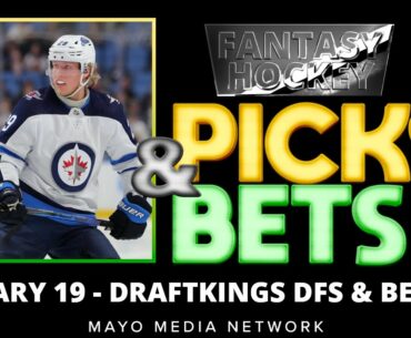 NHL Bets Tuesday 1/19/21 | NHL DFS Picks | 2021 Fantasy Hockey NHL News & Props