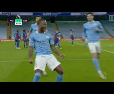 Raheem Sterling goal Vs Crystal Palace | Manchester City Vs Crystal Palace 4-0