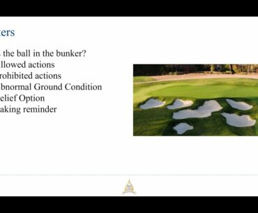 Congressional Academy Live: Rules of Golf on the "New" Blue and Other Rules Concepts