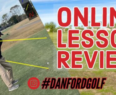 ONLINE GOLF LESSON | GOLF SWING REVIEW