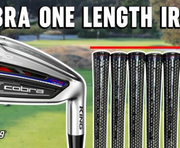 Cobra One Length Irons Test | RAD Speed Irons | Standard Length vs. One Length