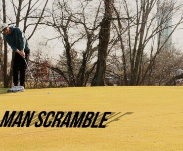 MY FIRST TIME PLAYING A 2 MAN SCRAMBLE!