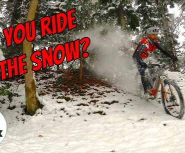 Tips for mountain biking in the snow and cold