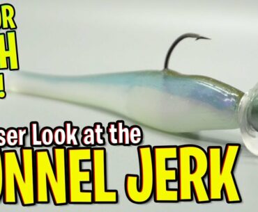 Closer Look at the Longas Funnel Jerk Soft Plastic Bass Fishing Jerkbait