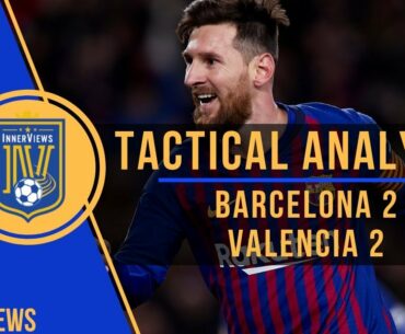 Barcelona vs Valencia 2-2 l Tactical Analysis l How Valencia’s Tactics Frustrated Messi’s Barcelona