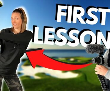 TRYING To Teach My Girlfriend How To Play Golf!!!