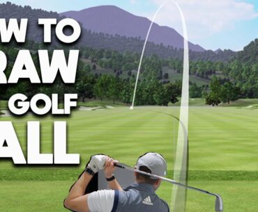 HOW TO SWING A GOLF CLUB TO DRAW THE BALL