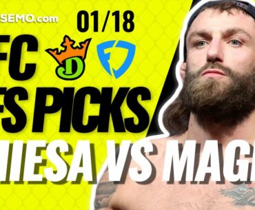 MMA DFS PICKS: UFC FIGHT NIGHT CHIESA VS MAGNY STRATEGY FOR DRAFTKINGS & FANDUEL 1/18/21