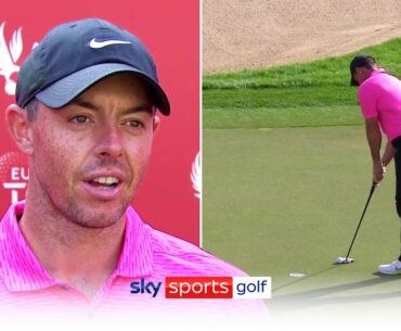 "It's a lovely way to start the year!" | Rory McIlroy on his opening round 64 in Abu Dhabi!