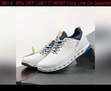 New Genuine Leather Golf Shoes Size 39-45 Breathable Walking Shoes Men Outdoor Anti Slip Golf Footw