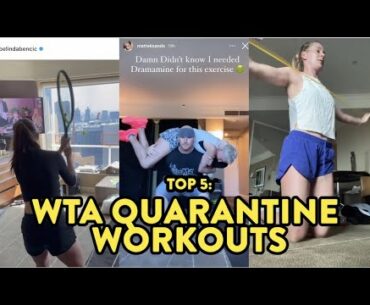Australian Open 2021: Top 5 WTA Quarantine Workouts
