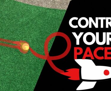 How to CONTROL Your PACE while PUTTING: A quick indoor drill for beginner golfers