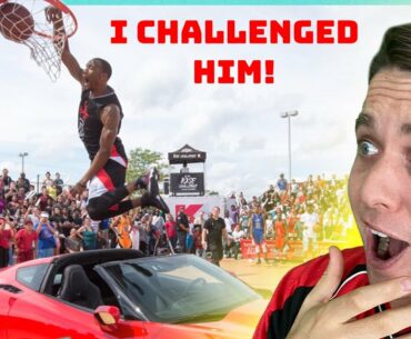 Challenging SLAM DUNK WORLD CHAMPION To Trick vs Dunk Contest!