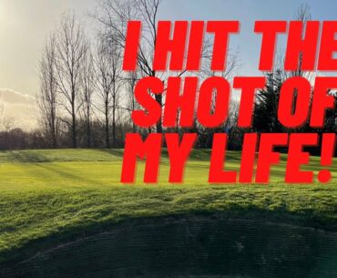 I hit the BEST GOLF SHOT of MY LIFE!