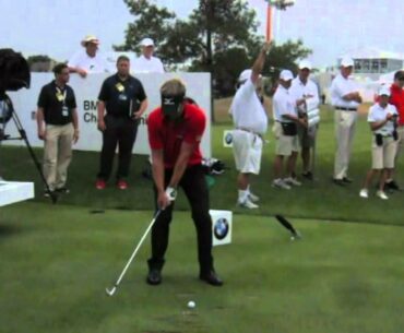 Luke Donald FO Iron Golf Swing Chuck Cook