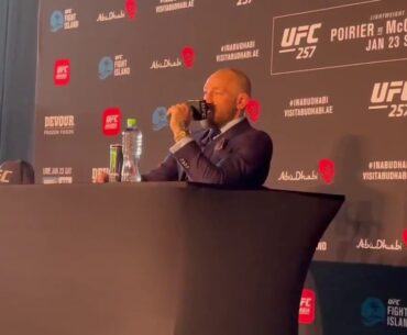 #UFC257 Post-fight press conference: Conor Mcgregor speaks about his KO loss to Poirier