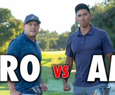 PGA Pro vs Amateur! | Black Tee Challenge!