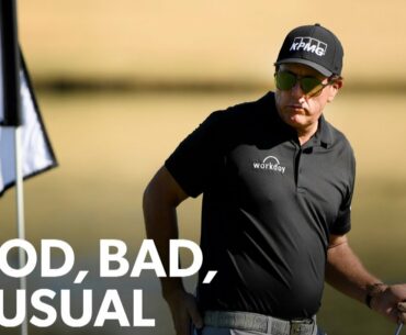 Lefty’s unlucky lip-out, McIlroy’s hole-out, Hubbard’s unusual putting stroke