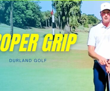 GOLF TIP | How To PROPERLY GRIP A Golf Club