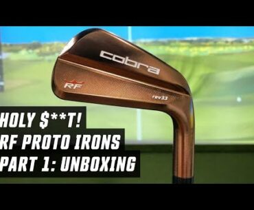 Rickie Fowler Proto REV33 Irons From Cobra Golf! PART 1: Unboxing And Custom Build