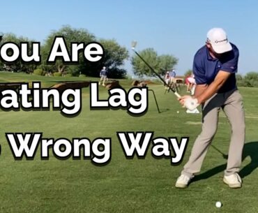 You're Creating Lag In The Golf Swing The Wrong Way | Milo Lines Golf