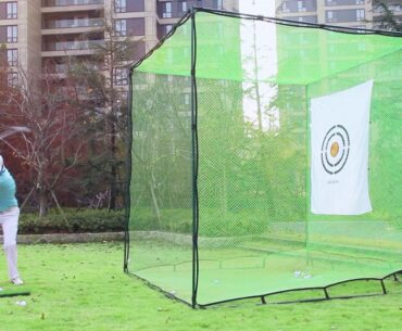 Amazing golf practise cage net heavy duty 10x10x10ft | Galileo Sports