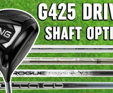 PING G425 Driver Shaft Options | Which Shaft Is Right For You?