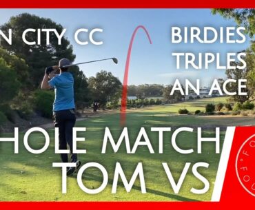 MATCHPLAY VS TOM // 3-hole match at Sun City CC // did he make an ace?