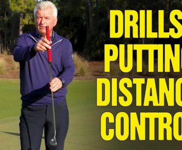 PUTTING DRILLS FOR DISTANCE CONTROL (NEVER 3-PUTT AGAIN)!!