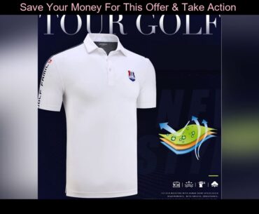 #Best 2020 Golf Shirts Mens Short Sleeve Sport Golf Training T Shirt Summer Quick-dry Breathable T