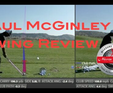 Paul McGinley Golf Swing on Trackman