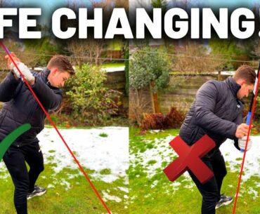 This backswing drill CHANGED MY LIFE! (Super simple)