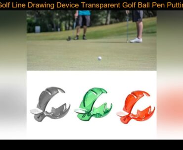 1 Pcs Golf Line Drawing Device Transparent Golf Ball Pen Putting Line Liner Template Marks Alignmen