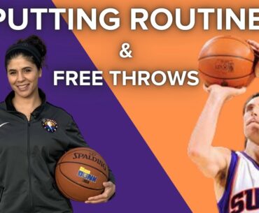 Steve Nash Shooting Free Throws is like having a Golf Putting Routine