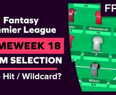 FPL Team Selection | Free Hit or Wildcard? | GAMEWEEK 18 | Fantasy Premier League | 20/21