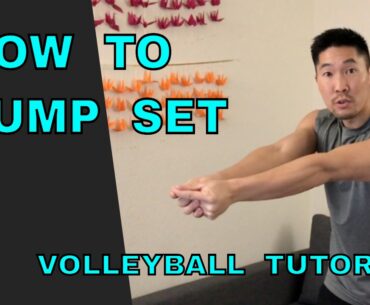 How to BUMP SET a VOLLEYBALL (Volleyball Tutorial)