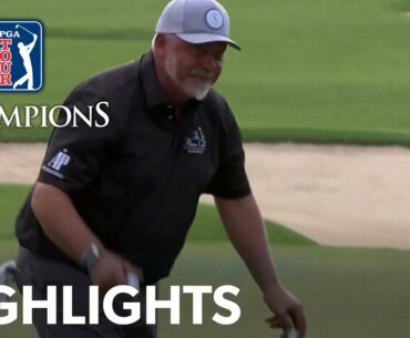 Darren Clarke’s winning highlights from Round 3 at the Mitsubishi Electric Championship